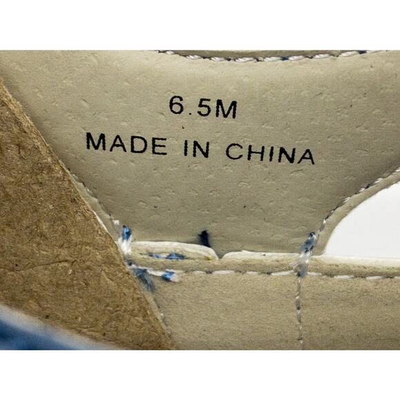 JBU by Jambu Denim Blue Mary Jane Round Toe Nicole Vegan Sandals 6.5 Women's - Picture 9 of 12